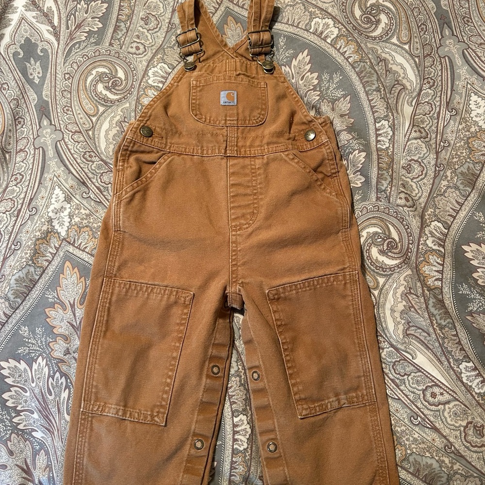 Carhartt Brown Baby Overalls